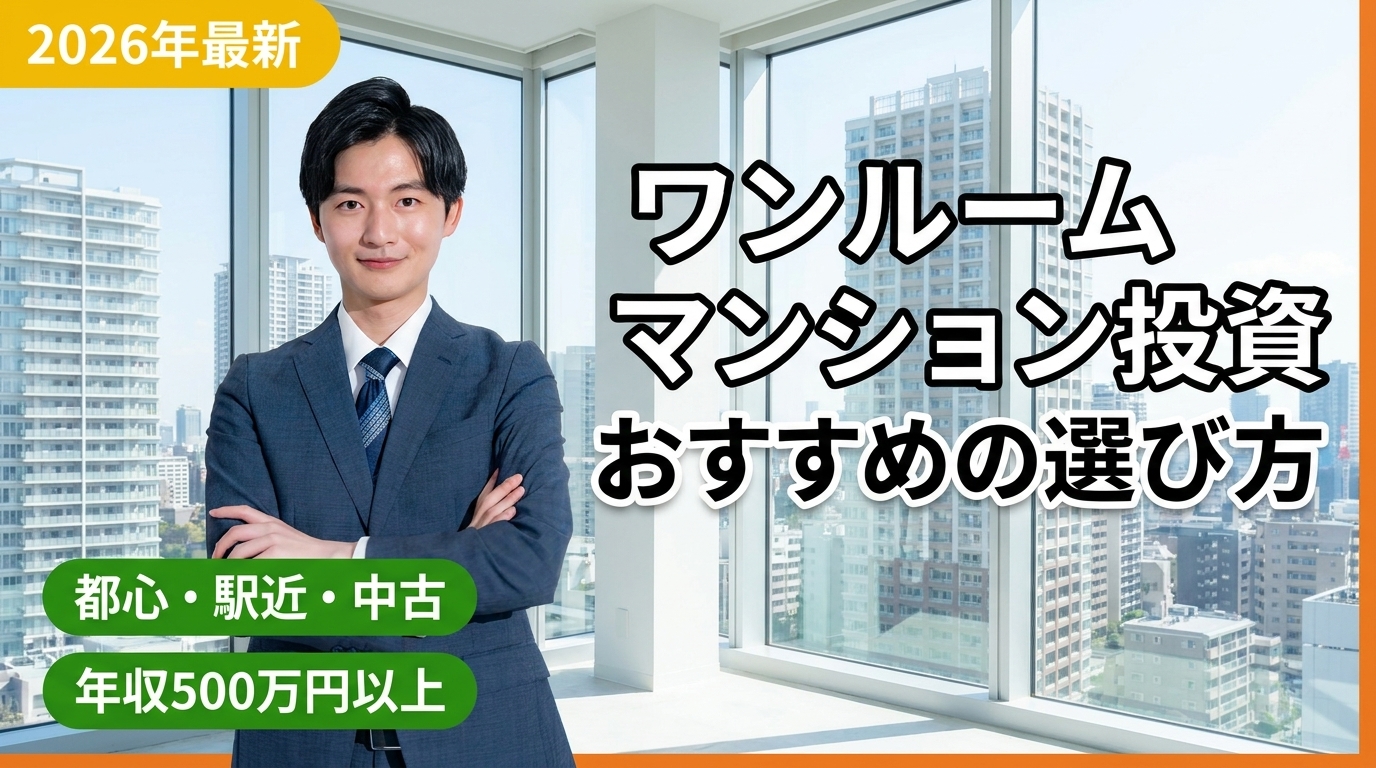 ワンルームマンション投資おすすめの選び方と注目3社
