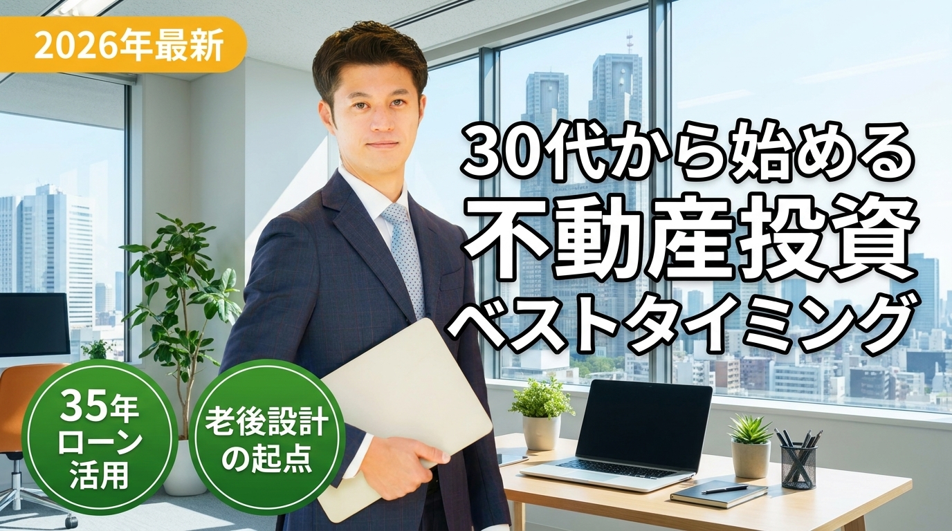 30代から始める不動産投資 ローン年数と老後設計の起点