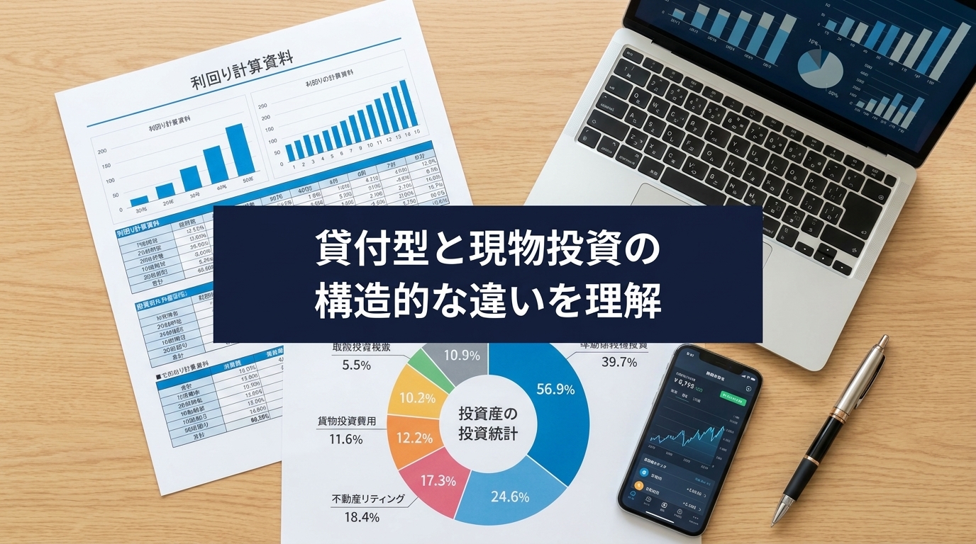 貸付型と現物投資の構造的な違い